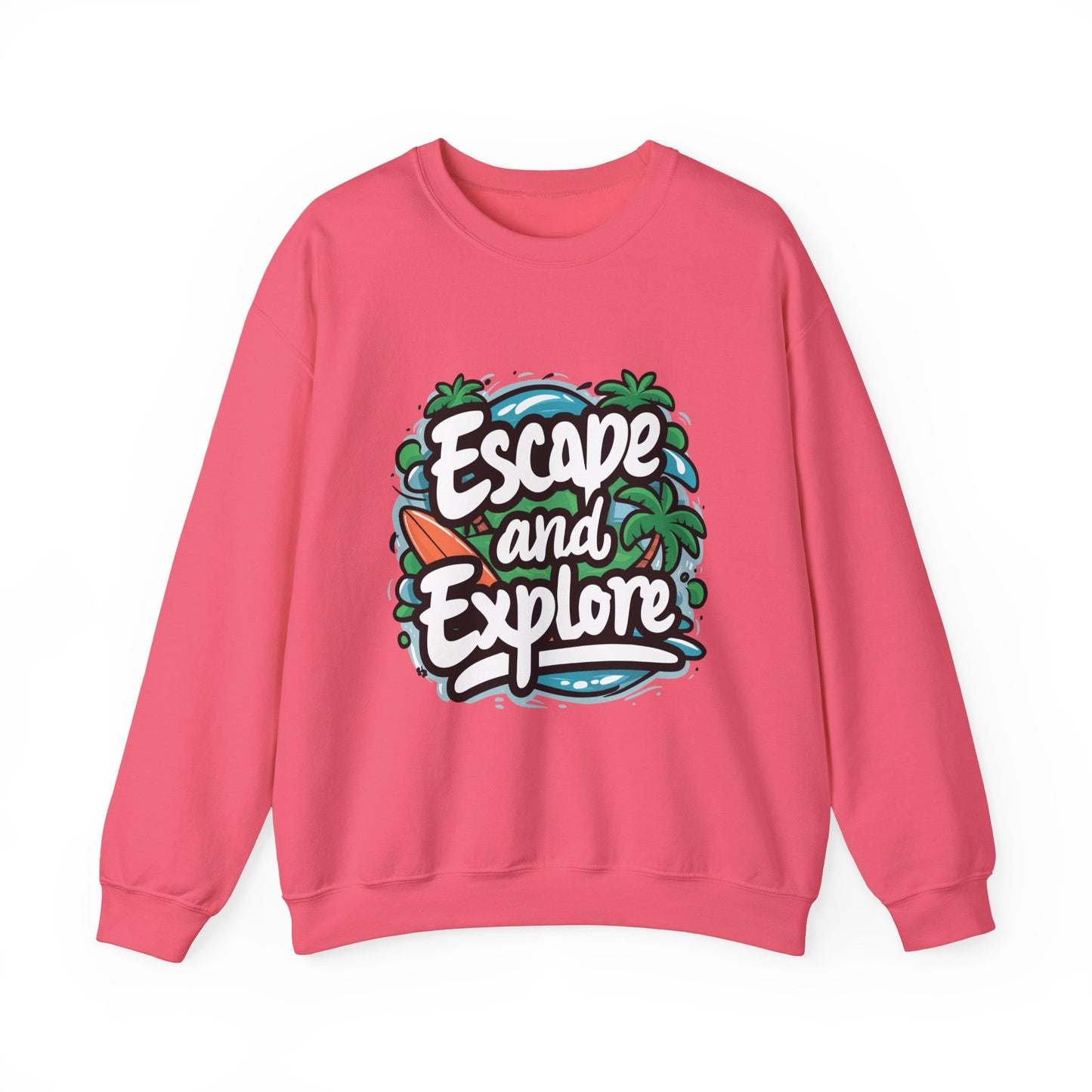 Escape and Explore Crewneck Sweatshirt for Adventurers