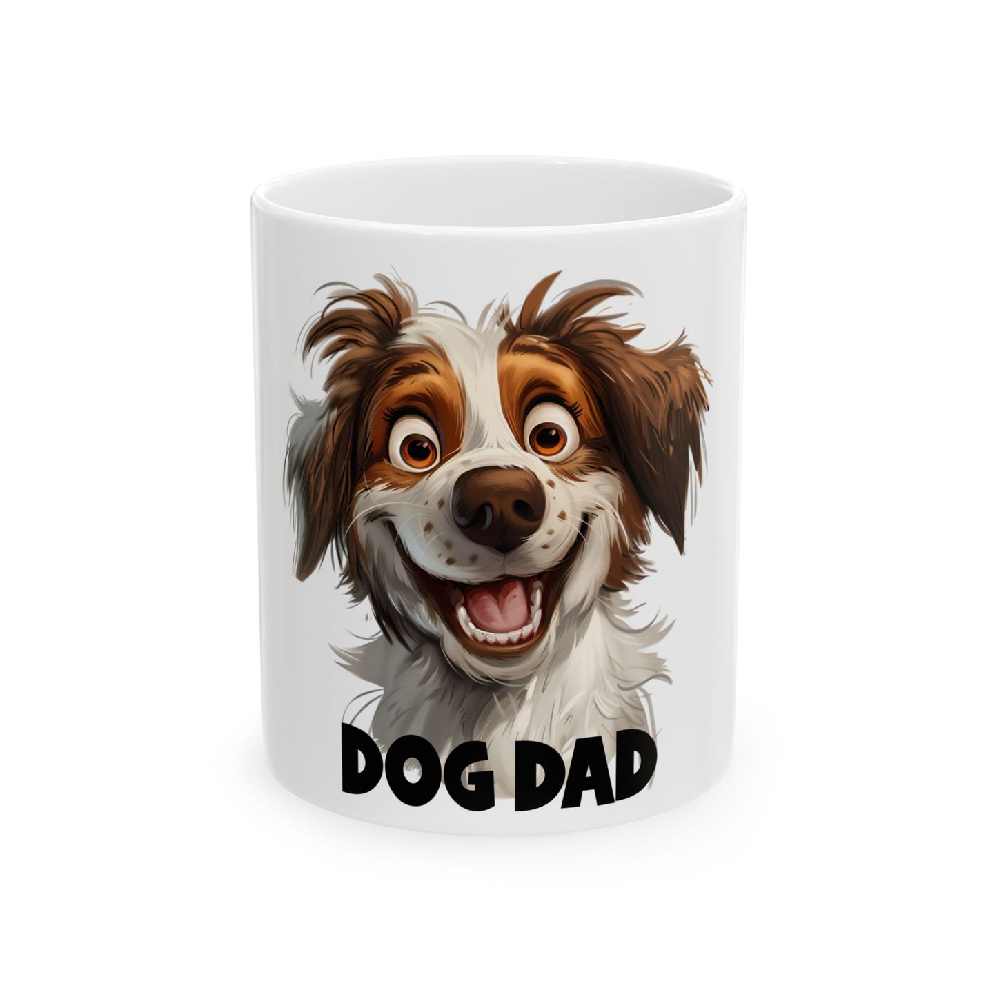 Funny Dog Dad Ceramic Mug – Because Every Dog Dad Needs a Sip & a Smile