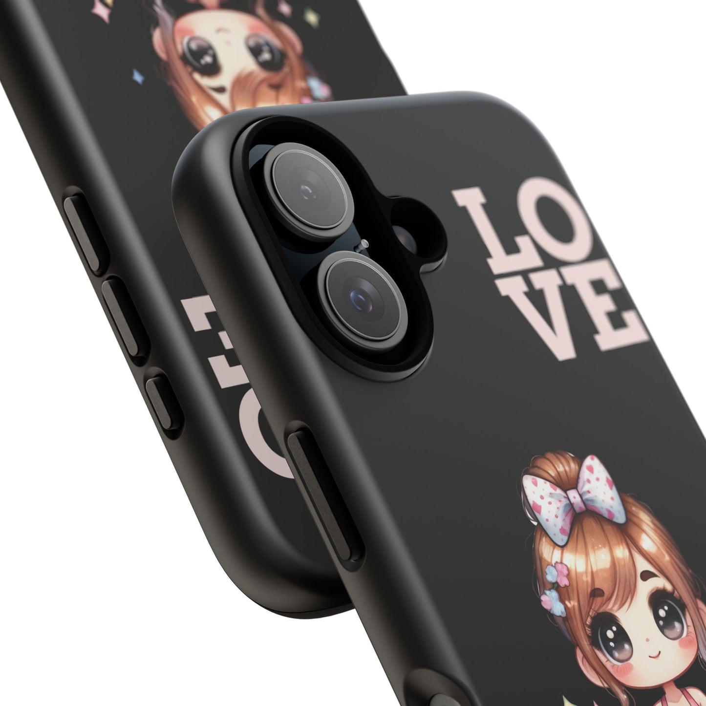 Cute Love-Themed Phone Case for Fitness Enthusiasts