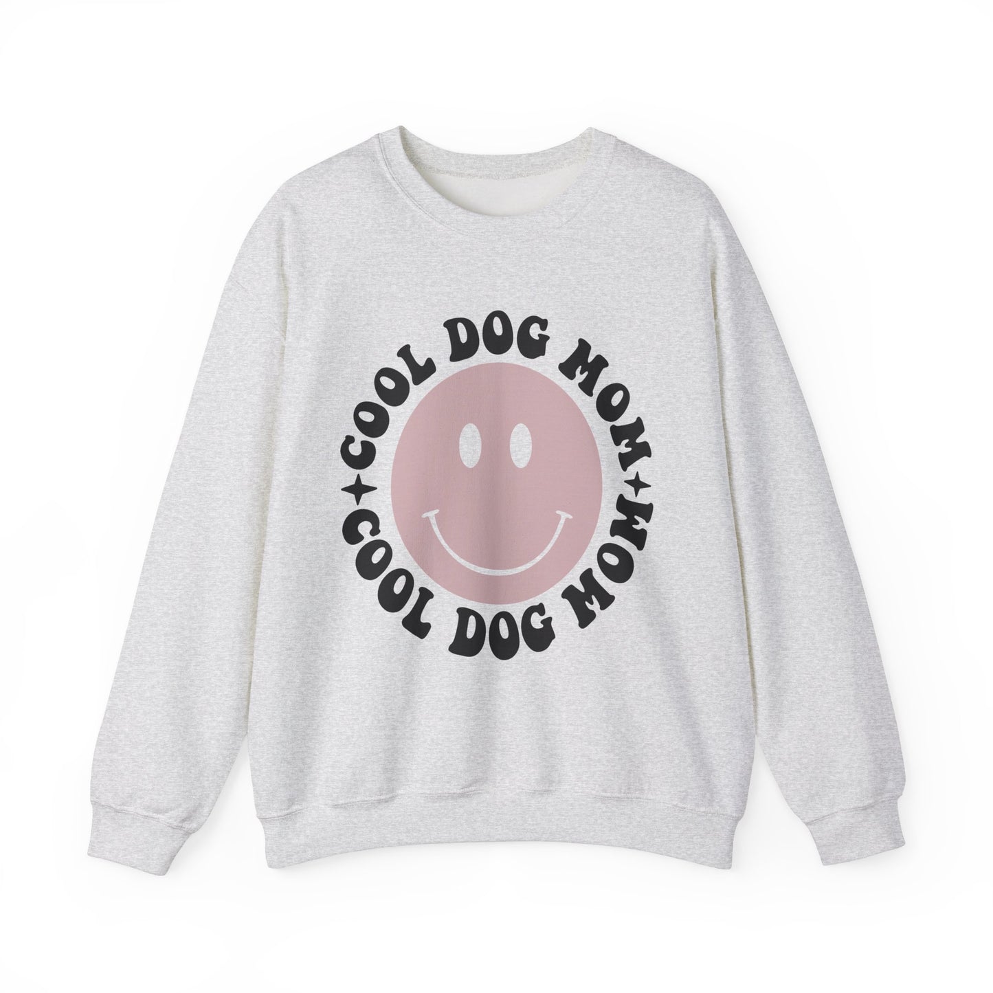 Cool Dog Mom Crewneck Sweatshirt - Trendy Pet Lover Apparel