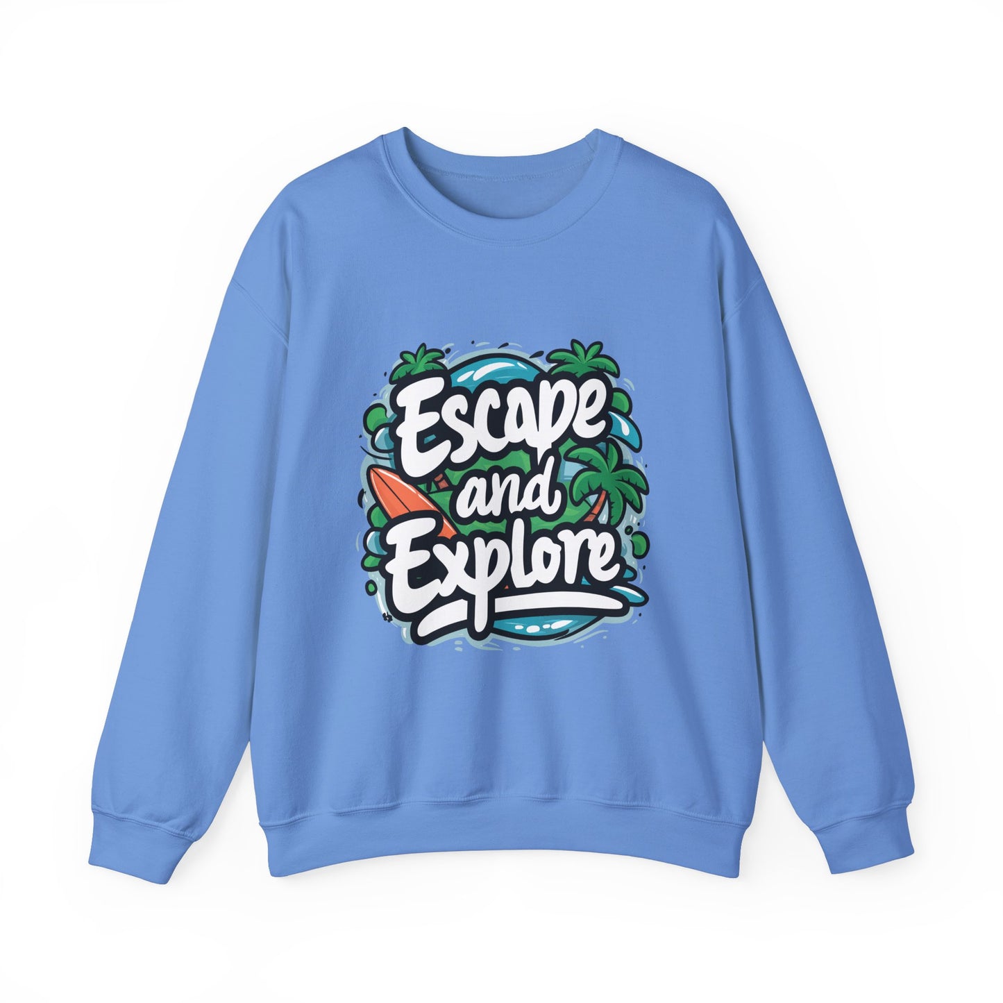 Escape and Explore Crewneck Sweatshirt for Adventurers