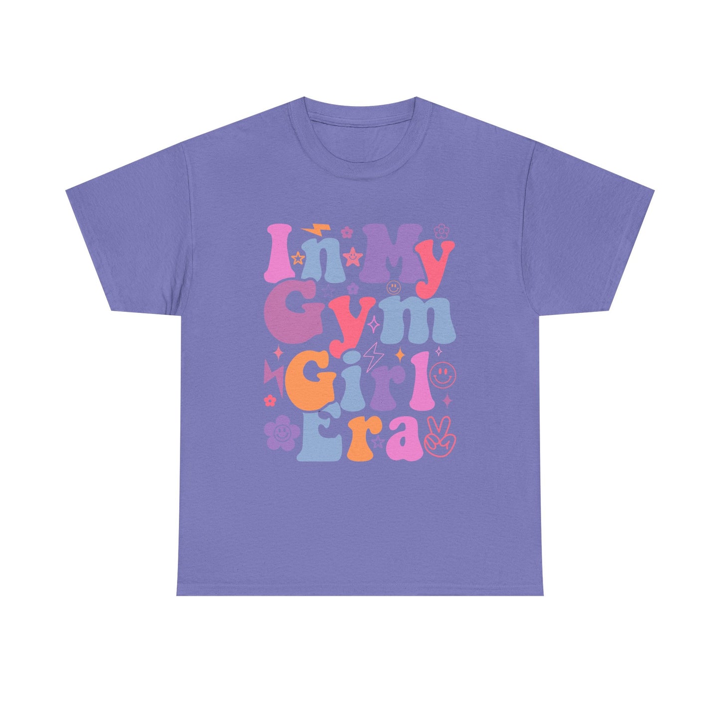 Inspirational Heavy Cotton Tee - 'In My Gym Girl Era' Design