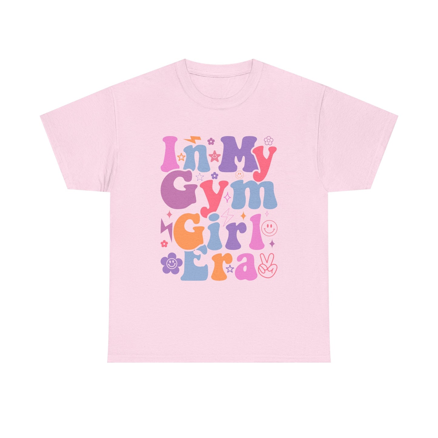 Inspirational Heavy Cotton Tee - 'In My Gym Girl Era' Design