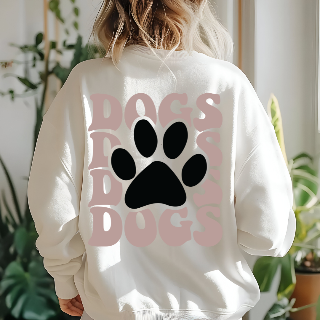 Cool Dog Mom Crewneck Sweatshirt - Trendy Pet Lover Apparel