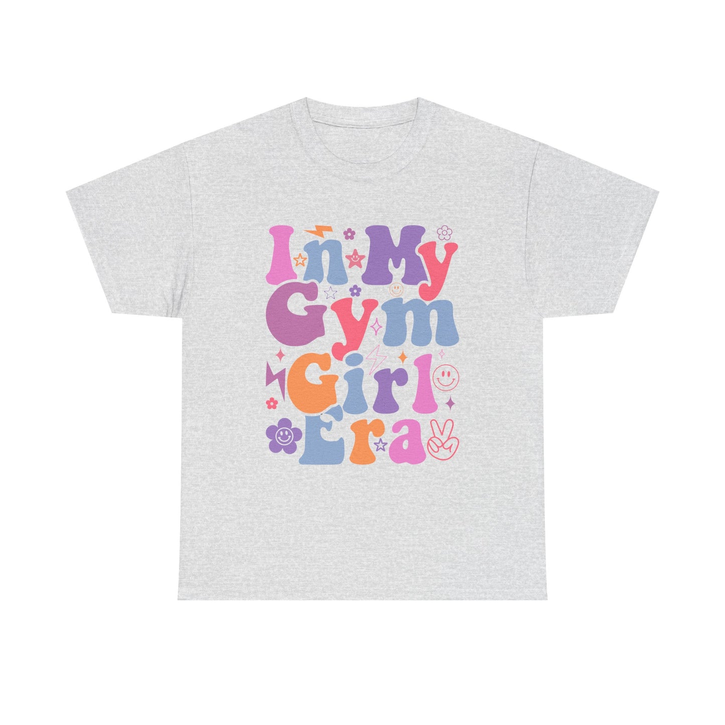 Inspirational Heavy Cotton Tee - 'In My Gym Girl Era' Design