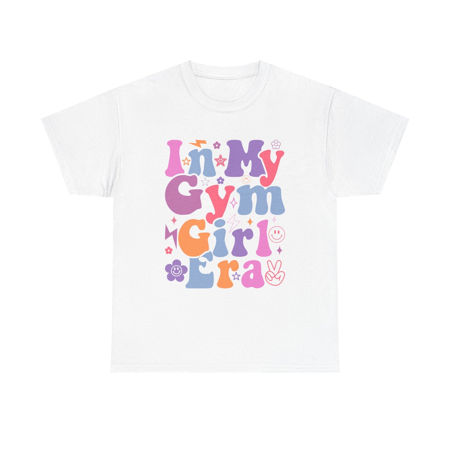 Inspirational Heavy Cotton Tee - 'In My Gym Girl Era' Design