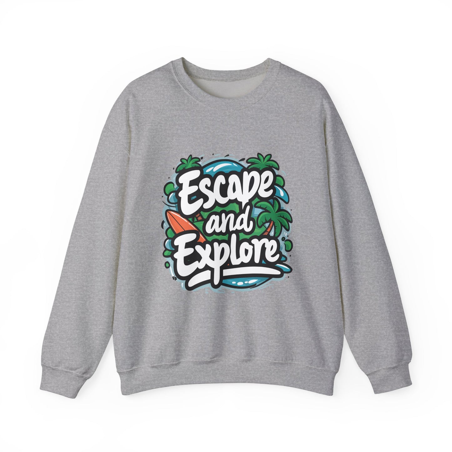 Escape and Explore Crewneck Sweatshirt for Adventurers