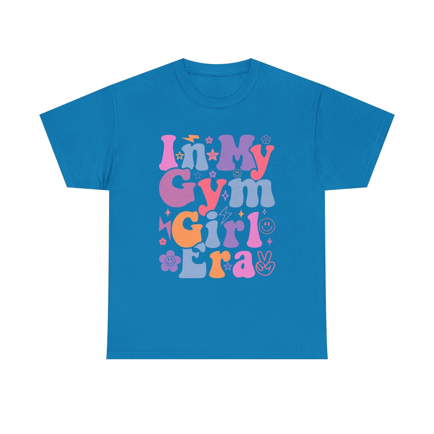 Inspirational Heavy Cotton Tee - 'In My Gym Girl Era' Design