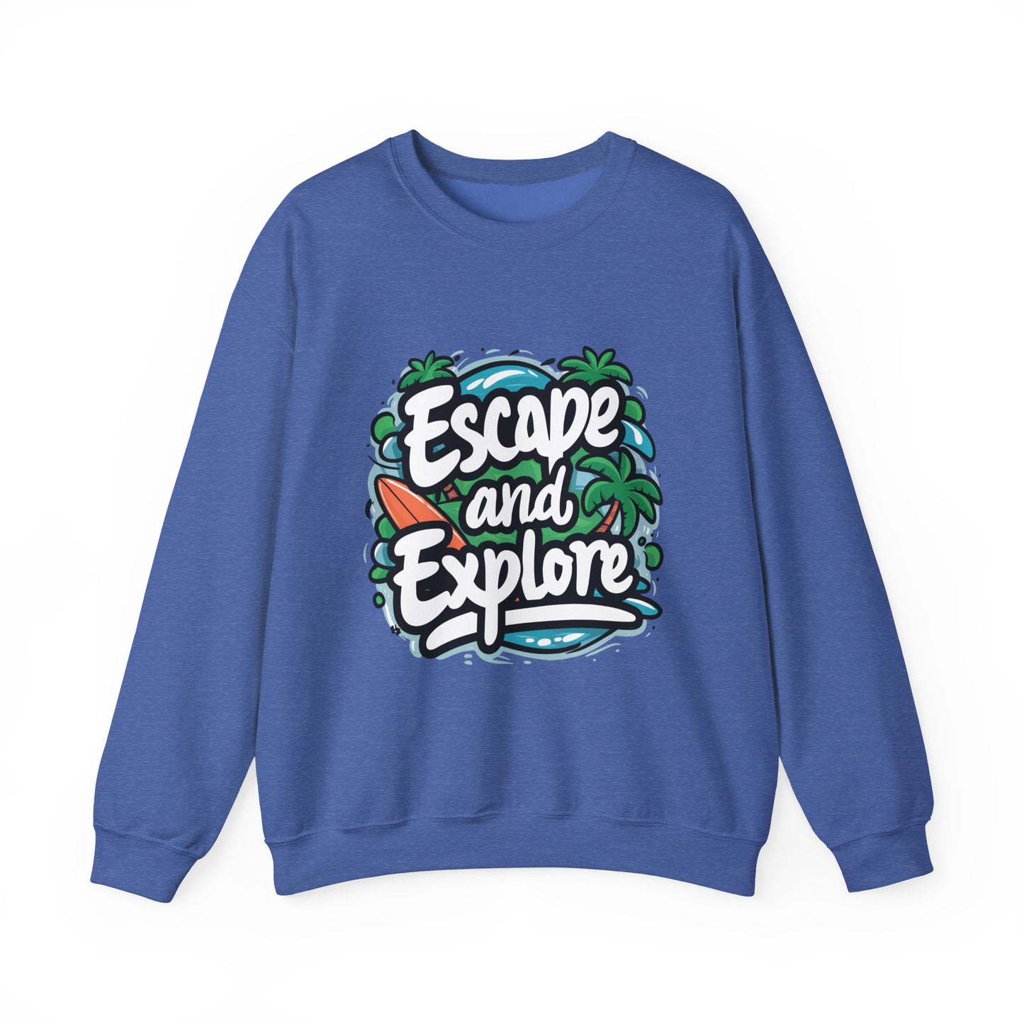 Escape and Explore Crewneck Sweatshirt for Adventurers