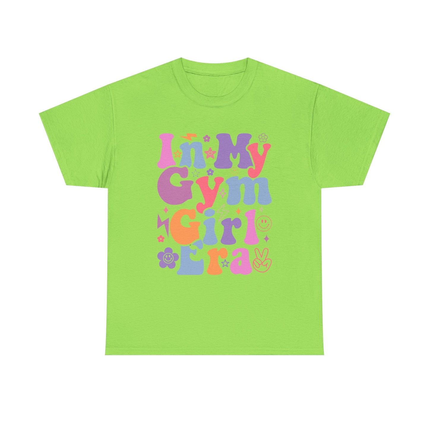 Inspirational Heavy Cotton Tee - 'In My Gym Girl Era' Design