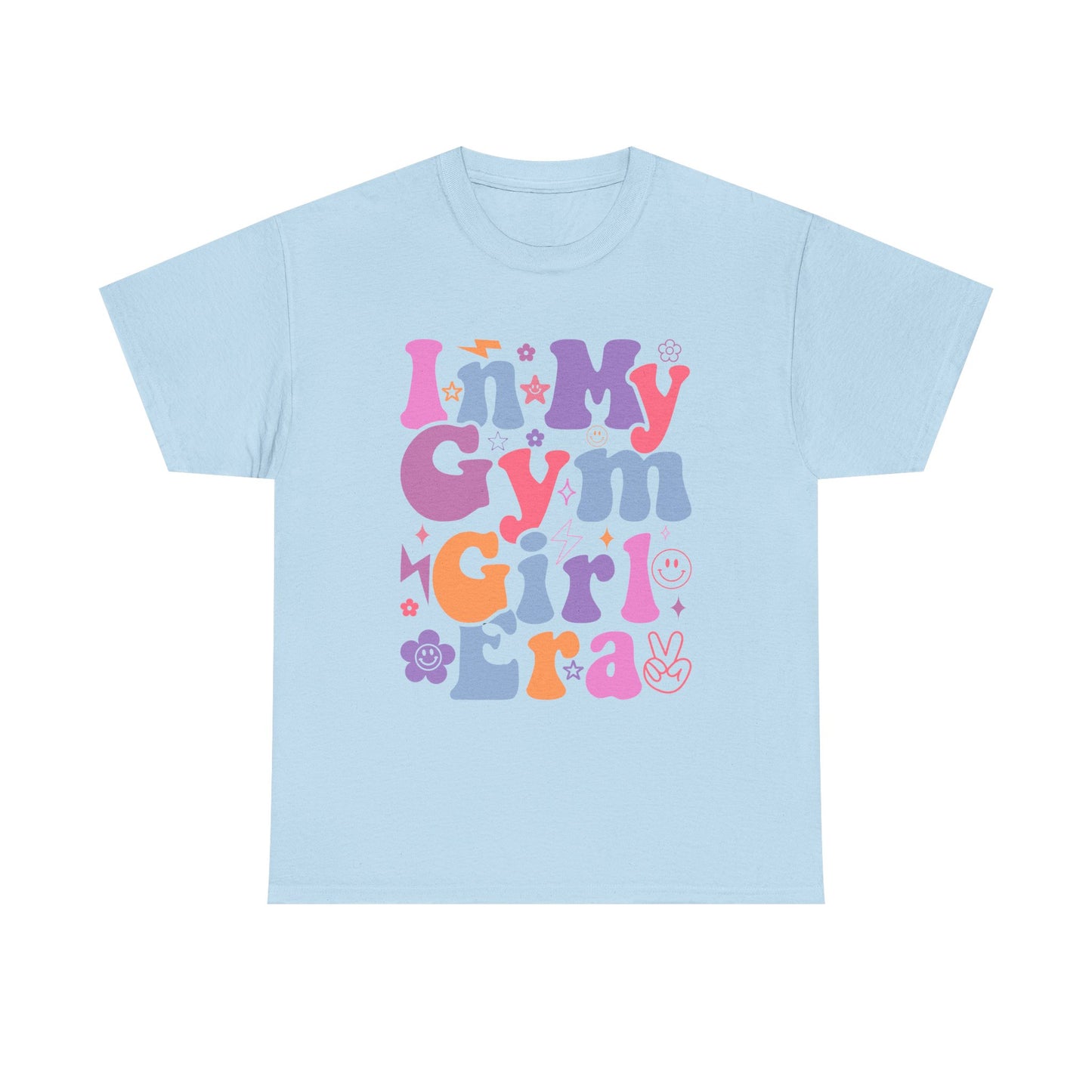 Inspirational Heavy Cotton Tee - 'In My Gym Girl Era' Design