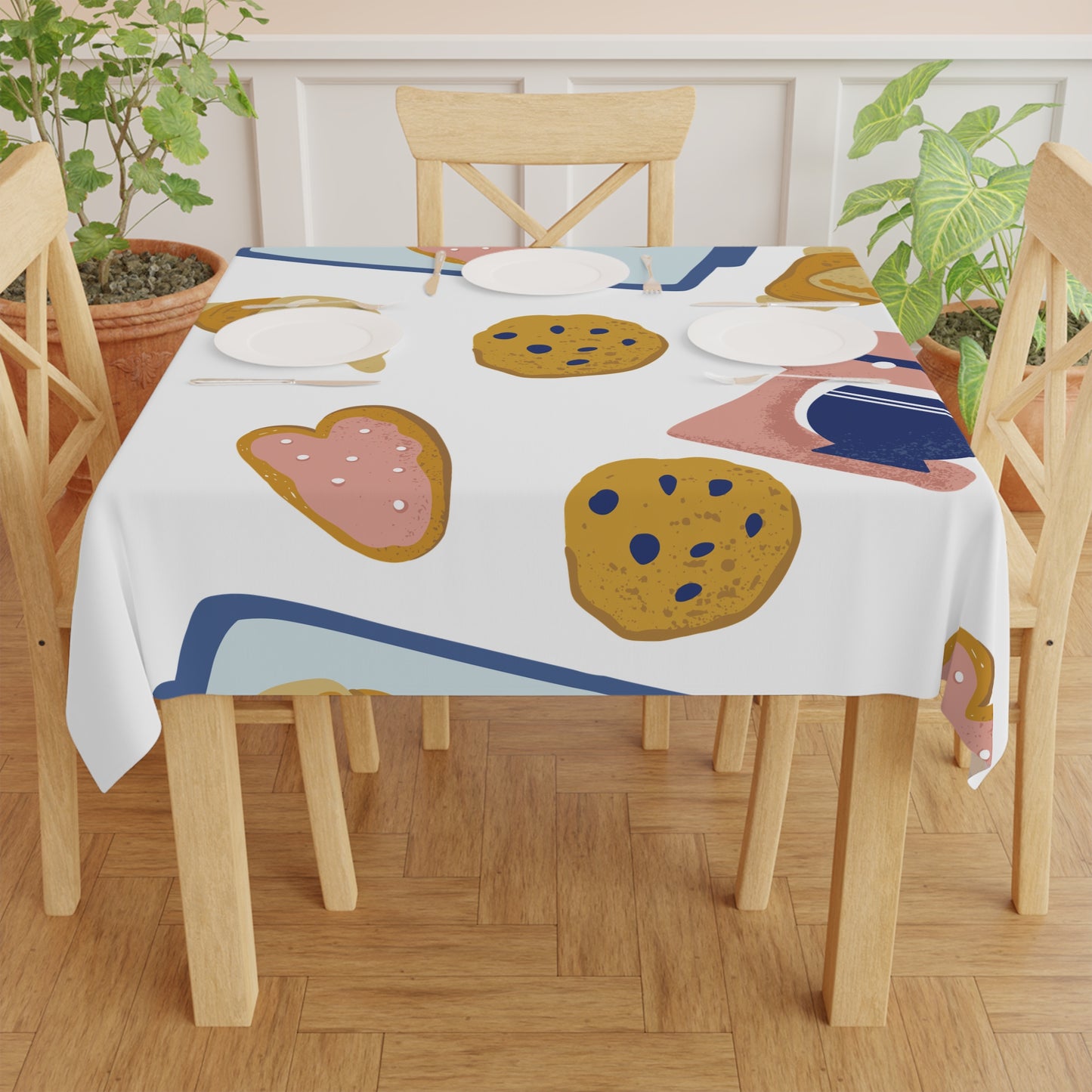 Whimsical Baking Tablecloth - Perfect for Kitchen Gatherings and Celebrations