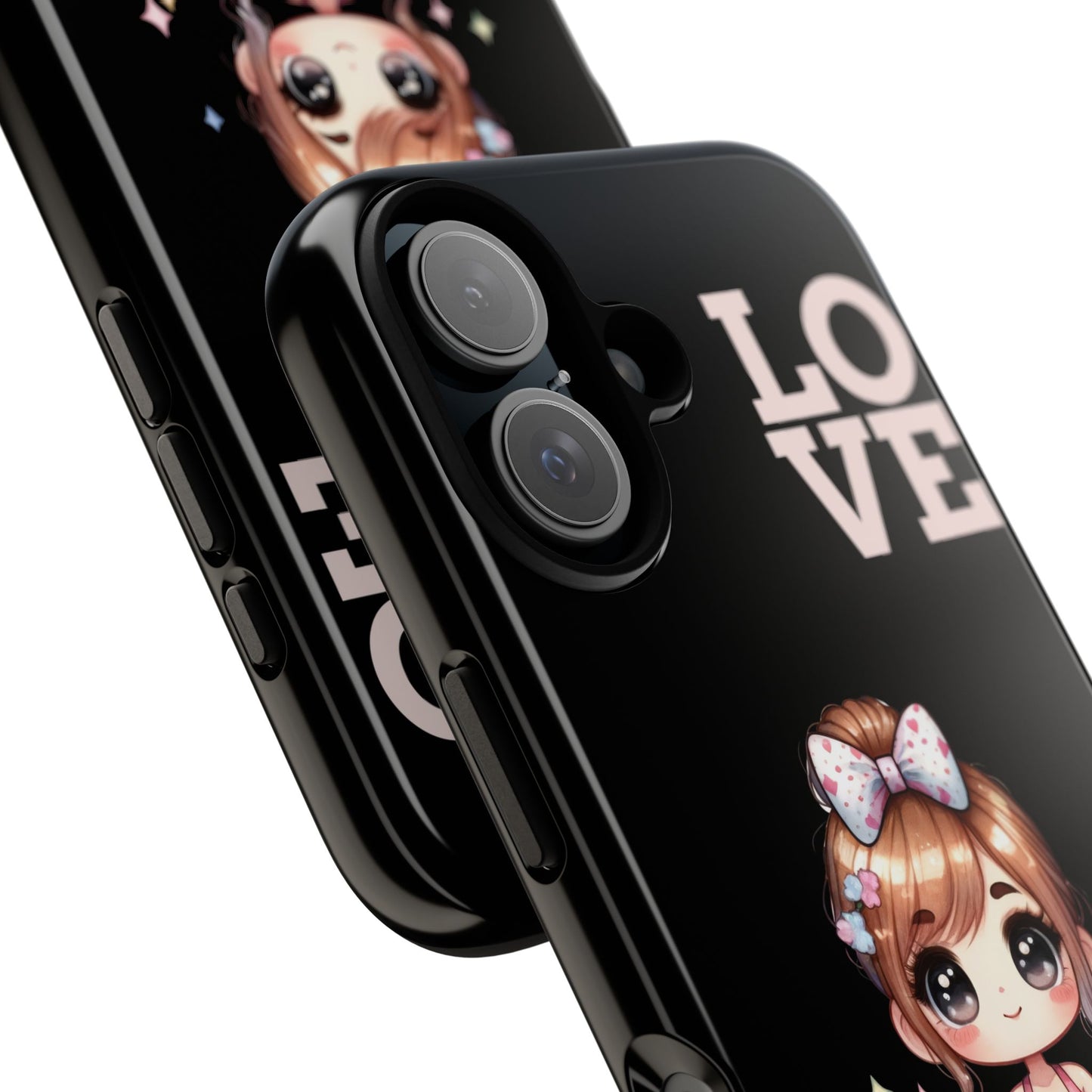 Cute Love-Themed Phone Case for Fitness Enthusiasts