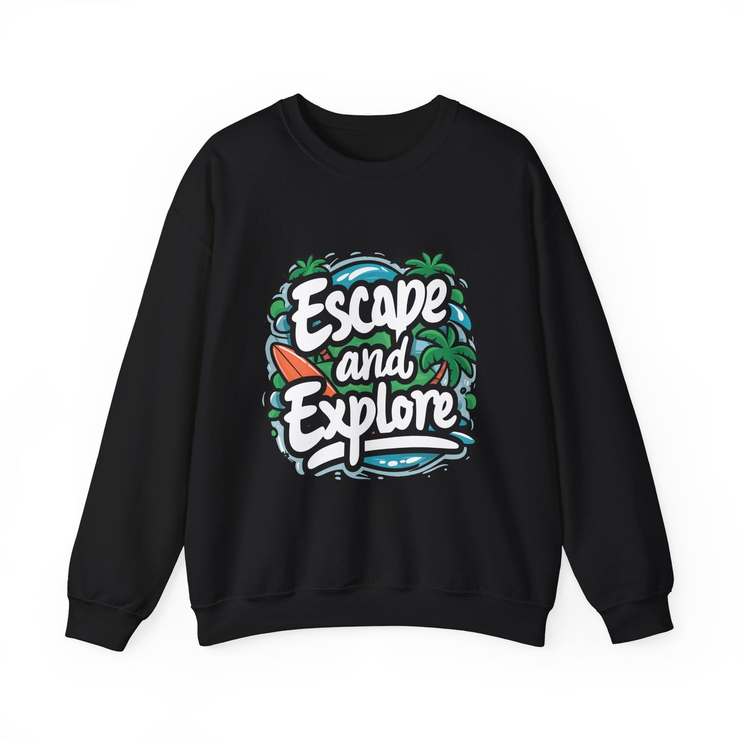 Escape and Explore Crewneck Sweatshirt for Adventurers