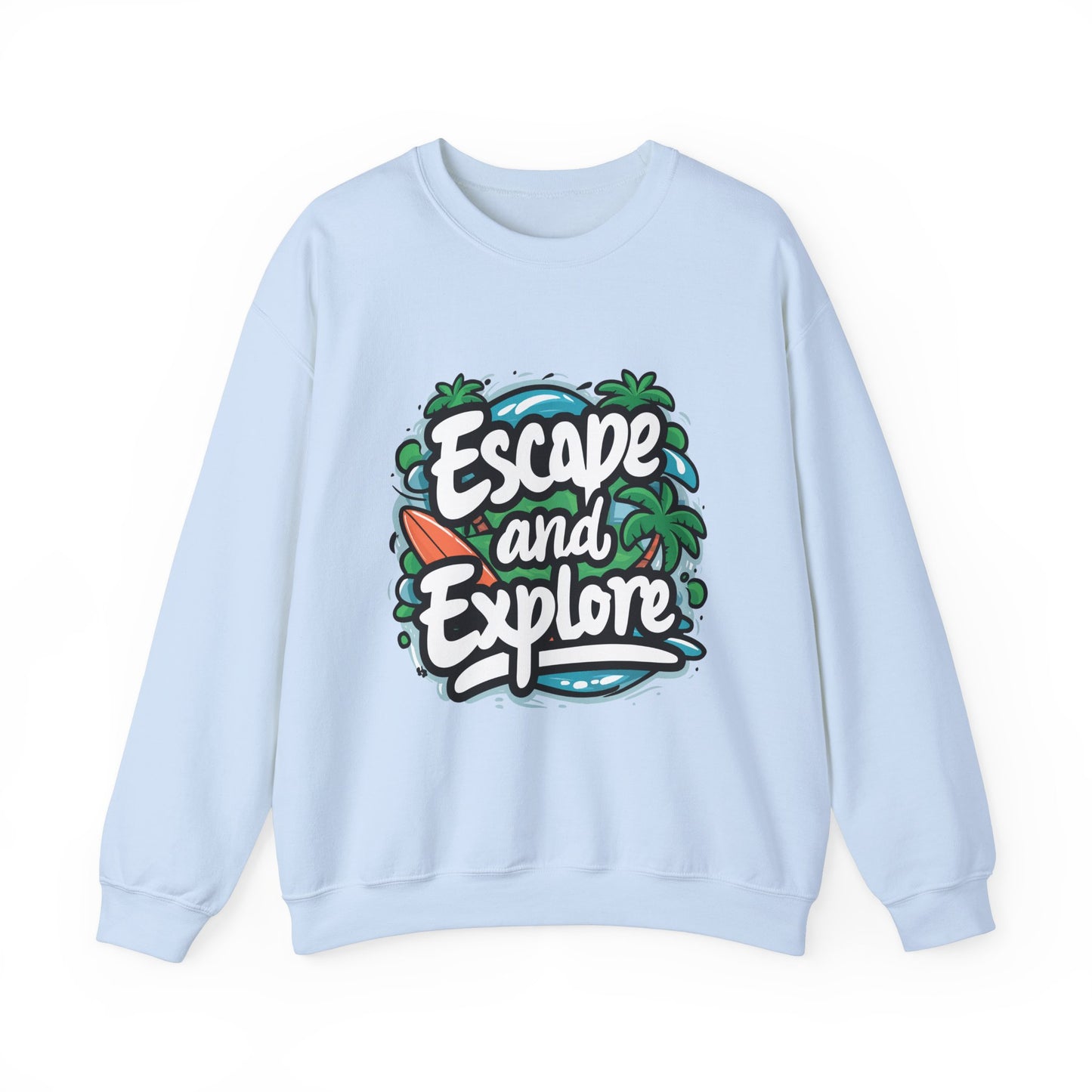 Escape and Explore Crewneck Sweatshirt for Adventurers