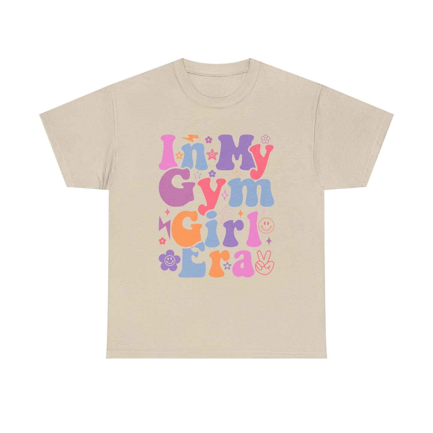 Inspirational Heavy Cotton Tee - 'In My Gym Girl Era' Design