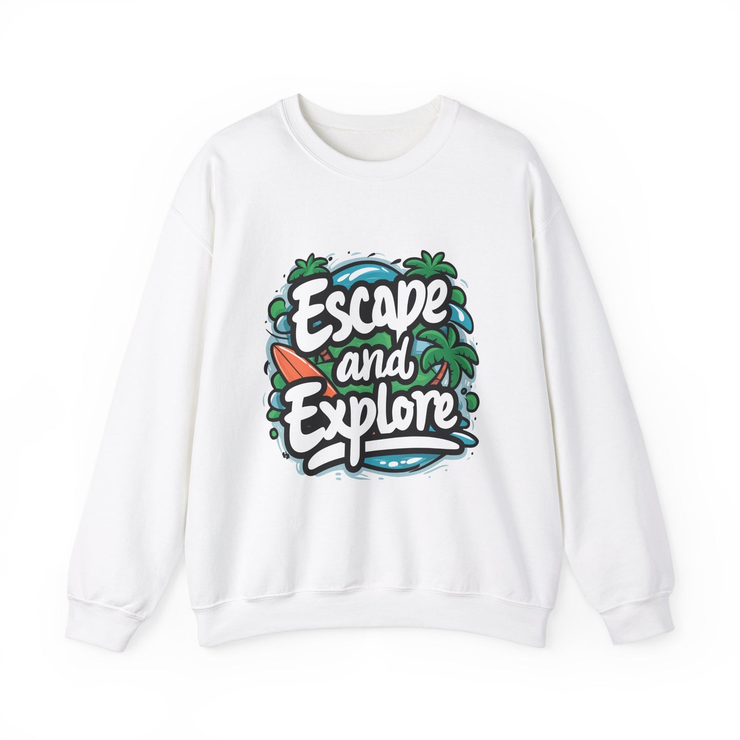 Escape and Explore Crewneck Sweatshirt for Adventurers