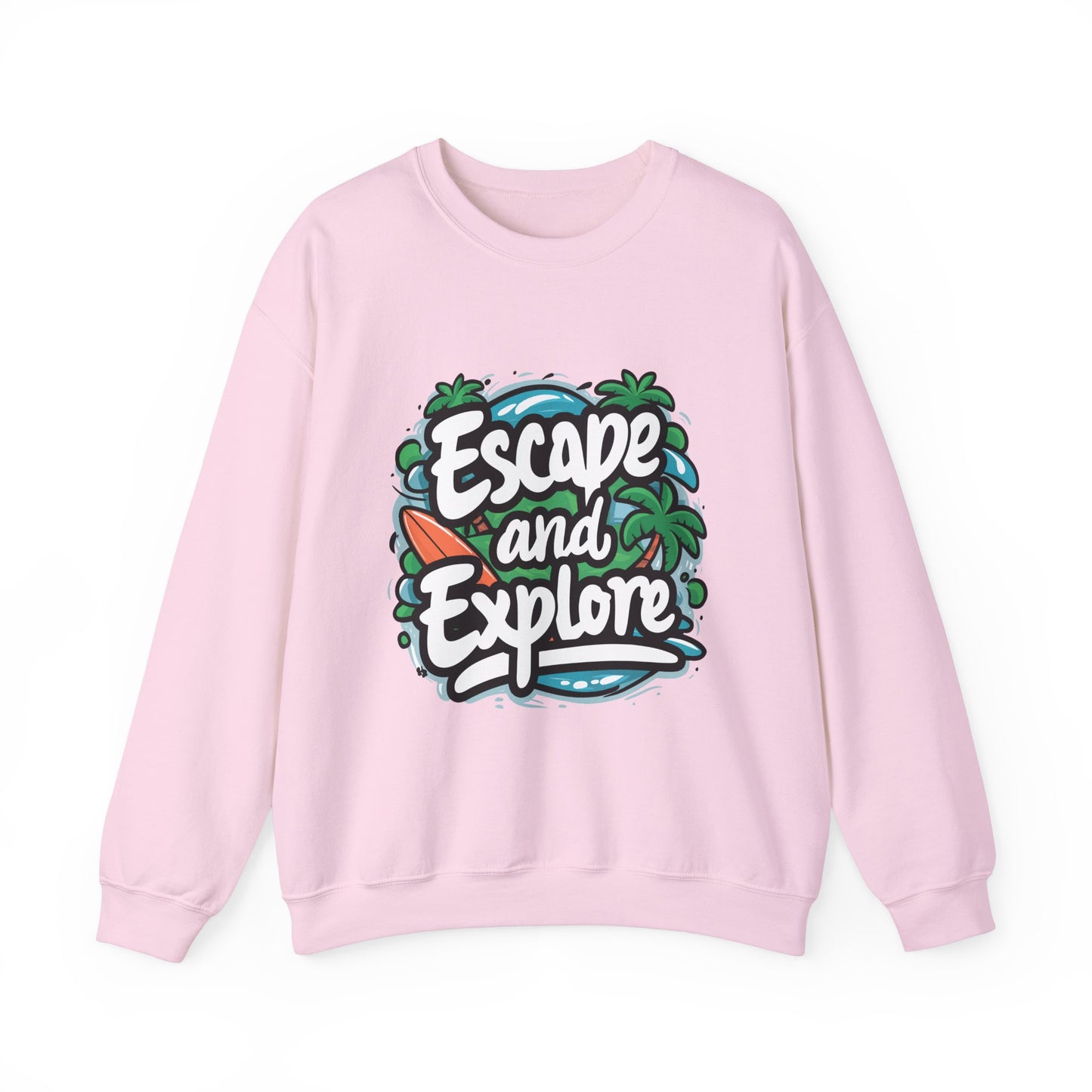 Sudadera de cuello redondo Escape and Explore para aventureros 