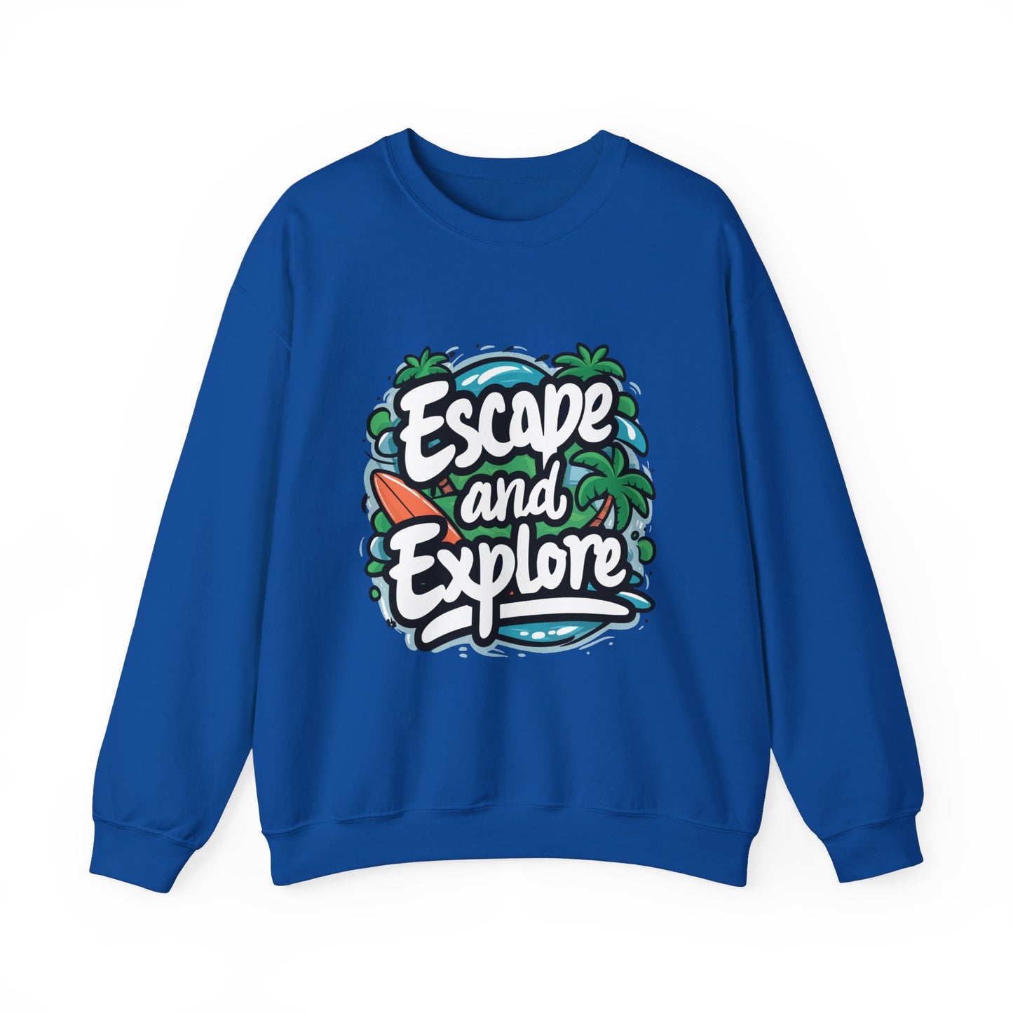 Escape and Explore Crewneck Sweatshirt for Adventurers