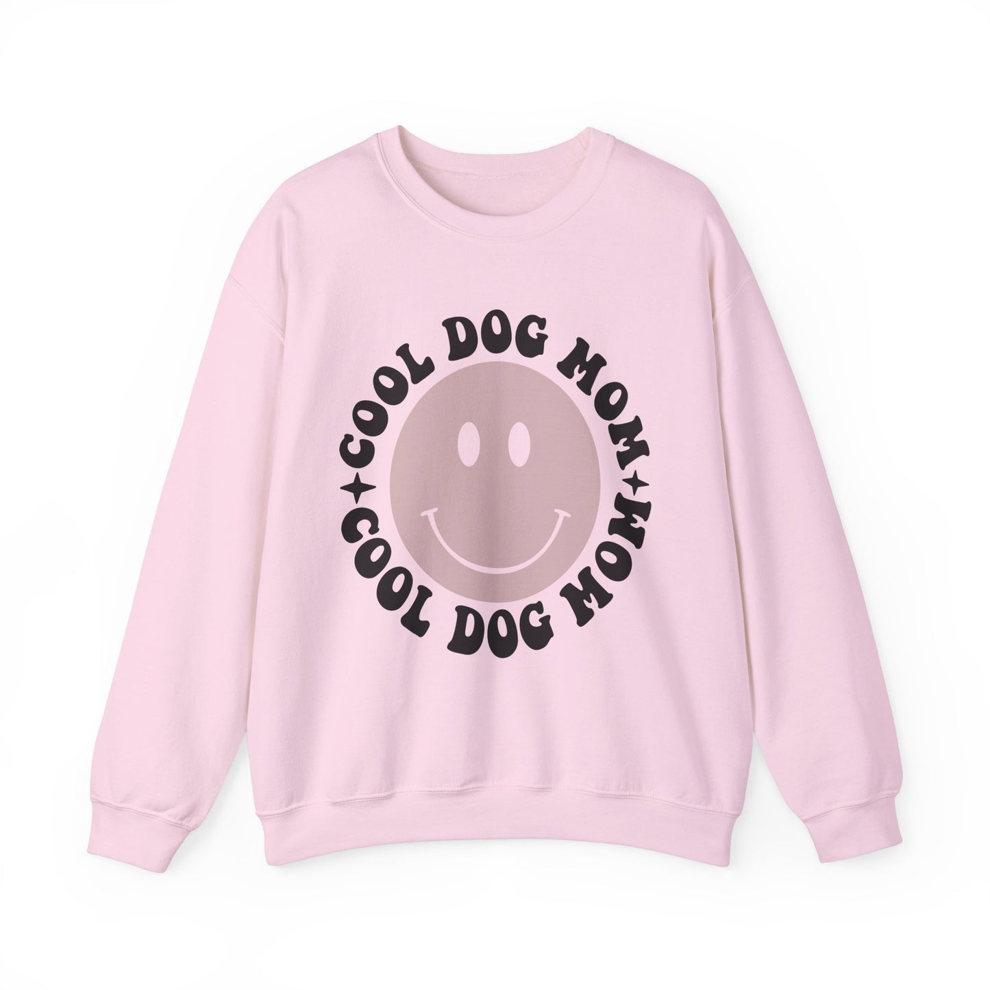 Cool Dog Mom Crewneck Sweatshirt - Trendy Pet Lover Apparel